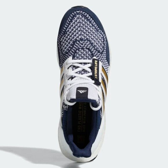 New Adidas Ultraboost 1.0 Georgia Tech Running Shoes White Blue HQ5882 Size 8 - Picture 6 of 7